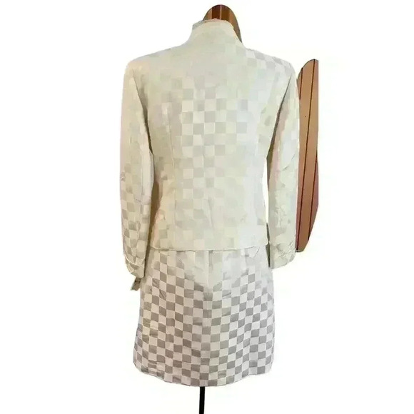 Vtg 1970s Strapless Dress & Jacket RARE NOS satin sz 8 NWT $1200 bride formal - Picture 7 of 16